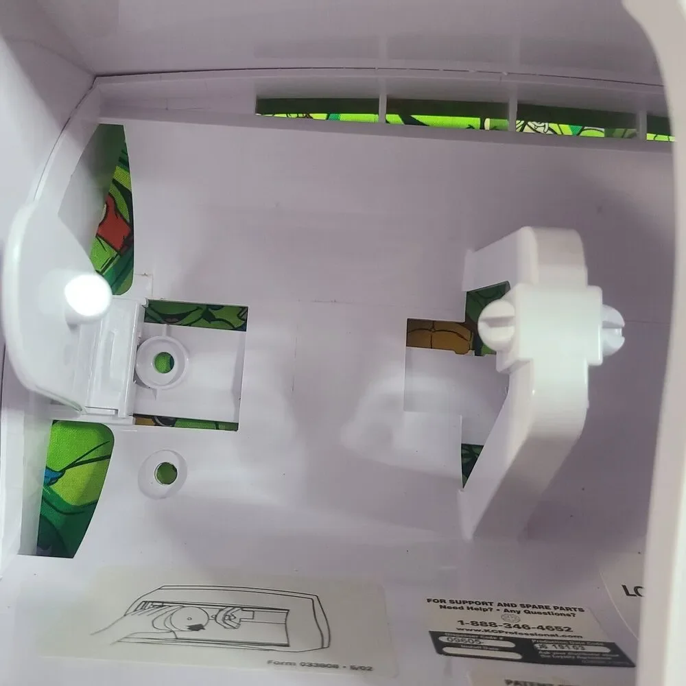 Kimberly-Clark Coreless Double-Roll Toilet Paper Dispenser, White 09605